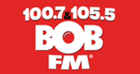 100.7 BOB FM logo