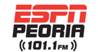 101.1 ESPN Peoria logo
