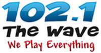 102.1 The Wave logo