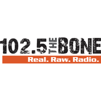 102.5 The Bone logo