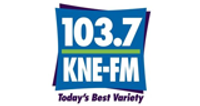 103.7 KNE-FM logo