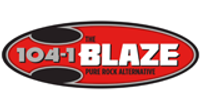 104.1 The Blaze logo