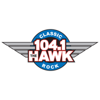 104.1 The Hawk logo