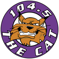 104.5 The Cat logo