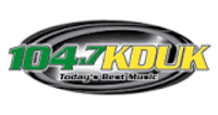 104.7 KDUK FM logo