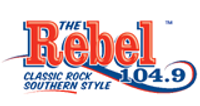 104.9 The Rebel logo