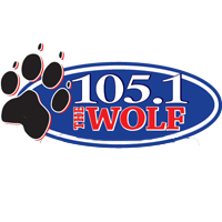105.1 The Wolf logo