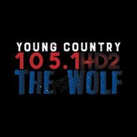 105.1 The Wolf logo