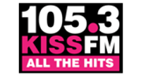 105.3 Kiss FM logo