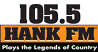 105.5 Hank FM logo