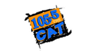 105.5 The Cat logo