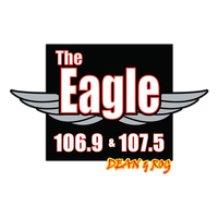 106.9 / 107.5 The Eagle logo