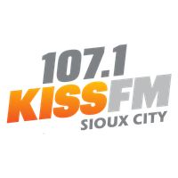 107.1 Kiss FM logo
