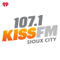 107.1 Kiss FM logo