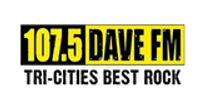 107.5 Dave Rocks logo