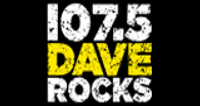 107.5 Dave Rocks logo