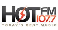 107.7 HOT FM logo