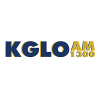 1300 KGLO logo