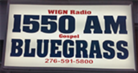 1550 AM Bluegrass logo