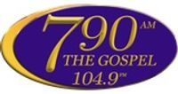 790 AM & 104.9 FM The Gospel logo