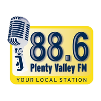 88.6 Plenty Valley FM logo
