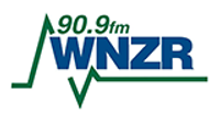 90.9 FM WNZR logo