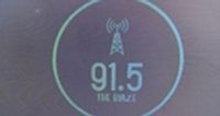 91.5 The Blaze logo