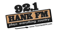 92.1 Hank FM logo