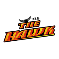 93.5 The Hawk logo