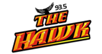 93.5 The Hawk logo