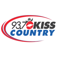 93.7 Kiss Country logo