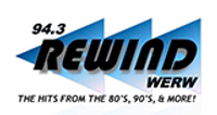 94.3 Rewind logo