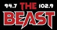 94.7/102.9 The Beast logo