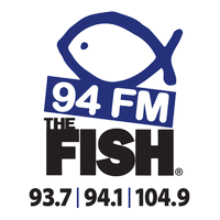 94 FM The Fish logo