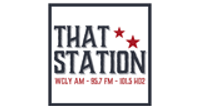 95.7 That Station logo