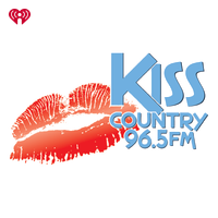 96.5 Kiss Country logo