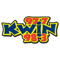 97.7 / 98.3 KWIN logo
