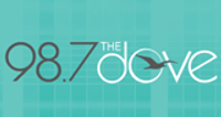 98.7 the Dove logo