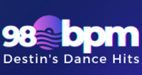 98bpm Radio- Destin's Pure Dance Station logo