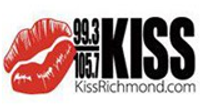 99.3/105.7 KISS FM logo