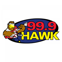 99.9 The Hawk logo