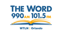 Logotipo de AM 990 and FM 101.5 The Word