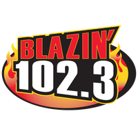 Blazin 102.3 logo