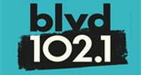 BLVD 102.1 FM logo