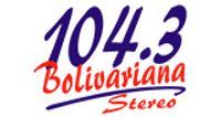 Logotipo de Bolivariana Stereo 104.3 FM