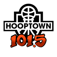 Hooptown 101.5 logo
