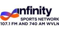 Logotipo de Infinity Sports Network 107.1 FM 740 AM WVLN