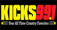 KICKS 99.1 FM logo