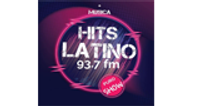 Latino Hit's 93.7 FM logo