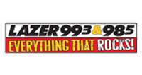 Lazer 99.3 & 98.5 logo